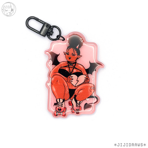 KEYCHAIN // Cupid Derby [devil]