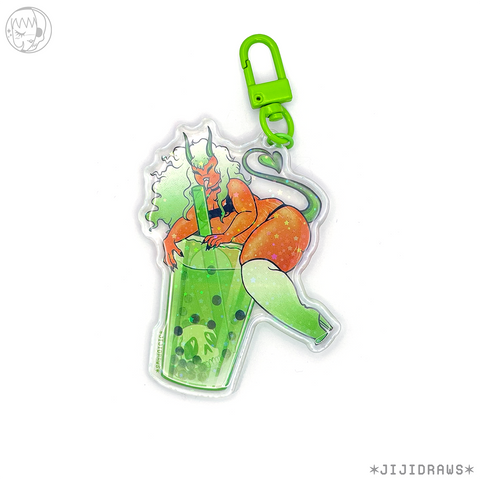 KEYCHAIN // Boba Babe Matcha