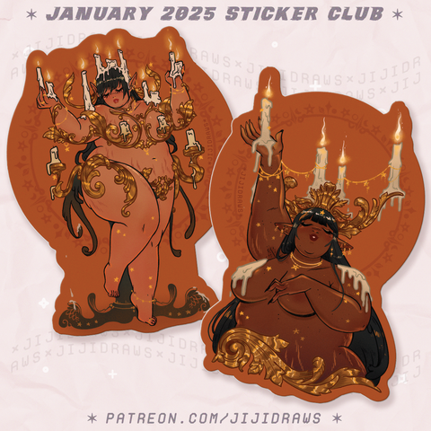 JANUARY STICKER CLUB // 2025