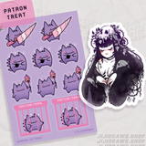 Stickers // Gengar: Attack! + Muerte Ivy [Patreon]