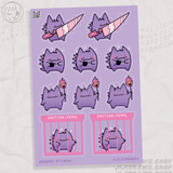 Stickers // Gengar: Attack! + Muerte Ivy [Patreon]