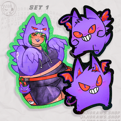 Sticker Set // Geng Gang!