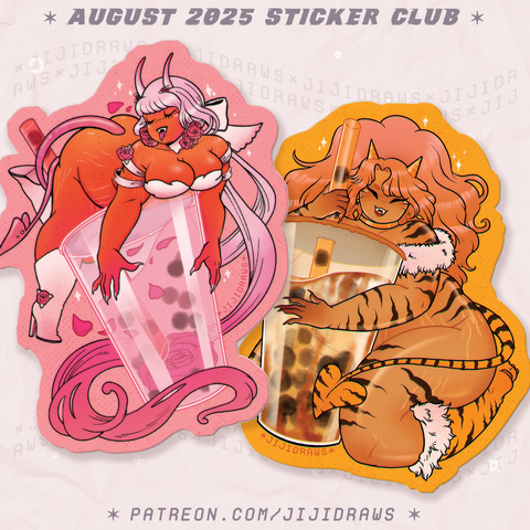 AUGUST STICKER CLUB // 2025