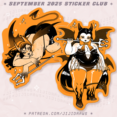 SEPTEMBER STICKER CLUB // 2025