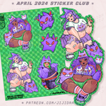 APRIL STICKER CLUB // 2024