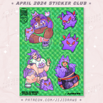 APRIL STICKER CLUB // 2024