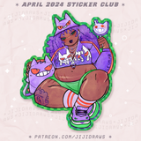 APRIL STICKER CLUB // 2024