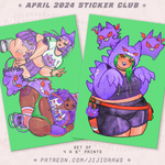 APRIL STICKER CLUB // 2024