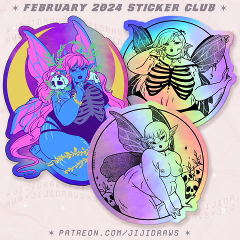 FEBRUARY STICKER CLUB // 2024