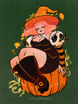 PRINT // Harvest Witch (Pumpkin Sit)