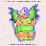 JANUARY STICKER CLUB // 2024