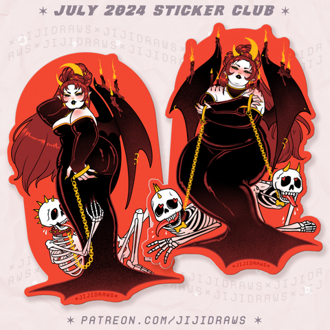 JULY STICKER CLUB // 2024