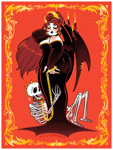 PRINT // Mistress Bones 2024 V1 Gold Foil