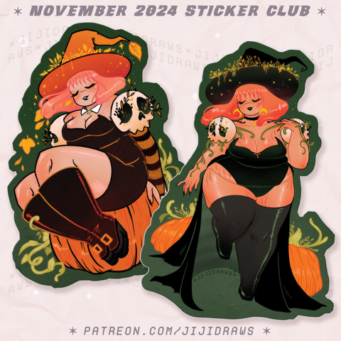 NOVEMBER STICKER CLUB // 2024