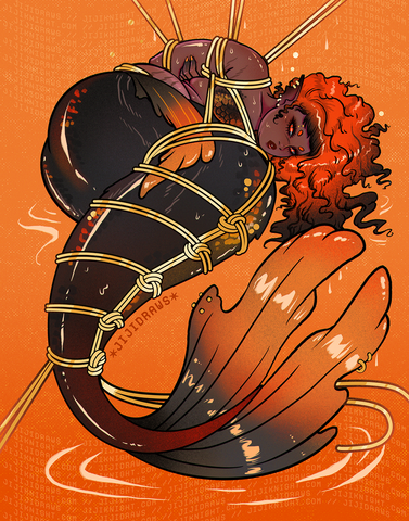 PRINT // All Tied Down [Gold Foil]