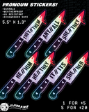 Sticker // Pronoun Knives