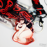 SET // Chubby Bunny Lanyard & Keychain