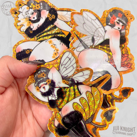Sticker // Honeybae Holo Prism Set