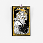 PRINT // DEATH TAROT [GOLD FOIL]