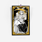 PRINT // DEATH TAROT [GOLD FOIL]