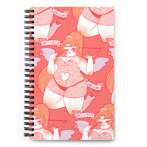 Love's A Bitch // Soft Cover Notebook